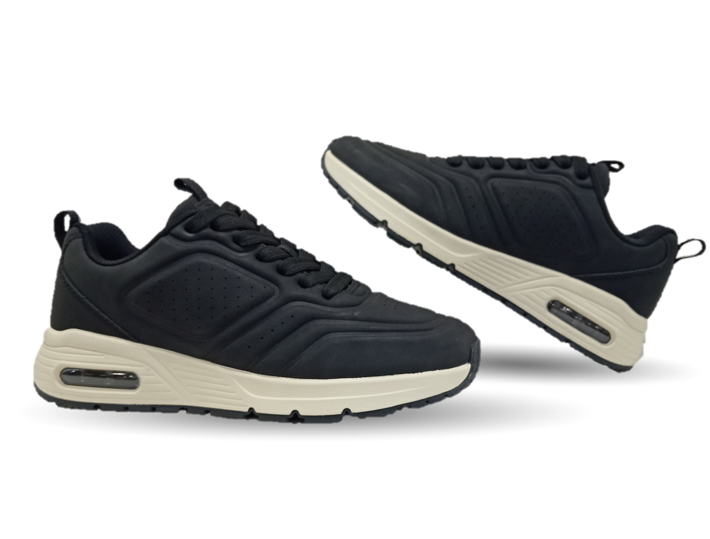 Tenis Urbano con burbuja de aire Flexi 422403 Negro para hombre