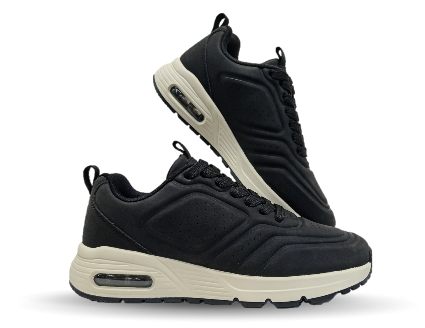 Tenis Urbano con burbuja de aire Flexi 422403 Negro para hombre