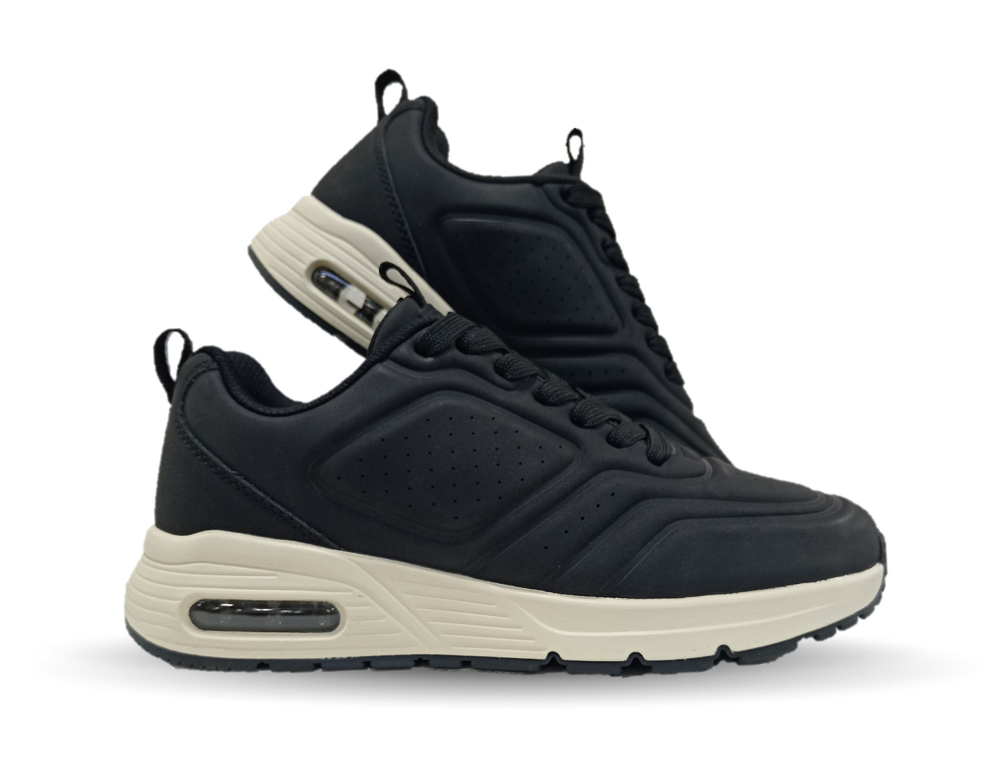 Tenis Urbano con burbuja de aire Flexi 422403 Negro para hombre