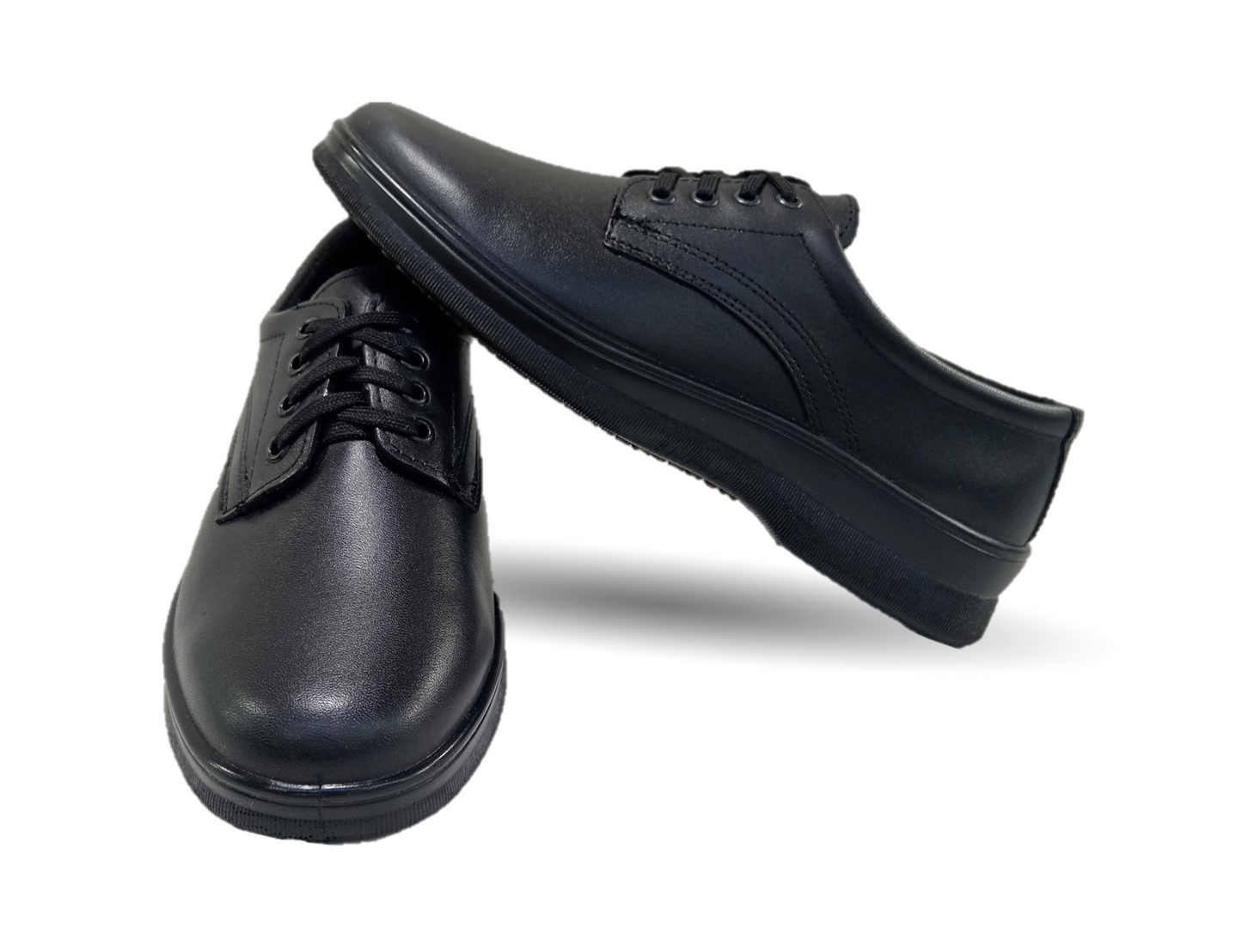 Zapato de Confort y de Servicio de piel con sistema de mejor agarre Flexi 5807 Negro para mujer