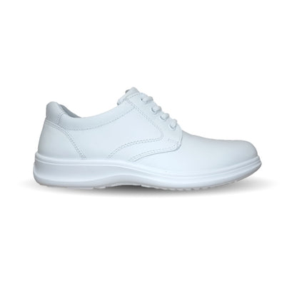 Zapato de Confort y Servicio de piel con suela extra ligera Flexi 63201 Blanco para mujer
