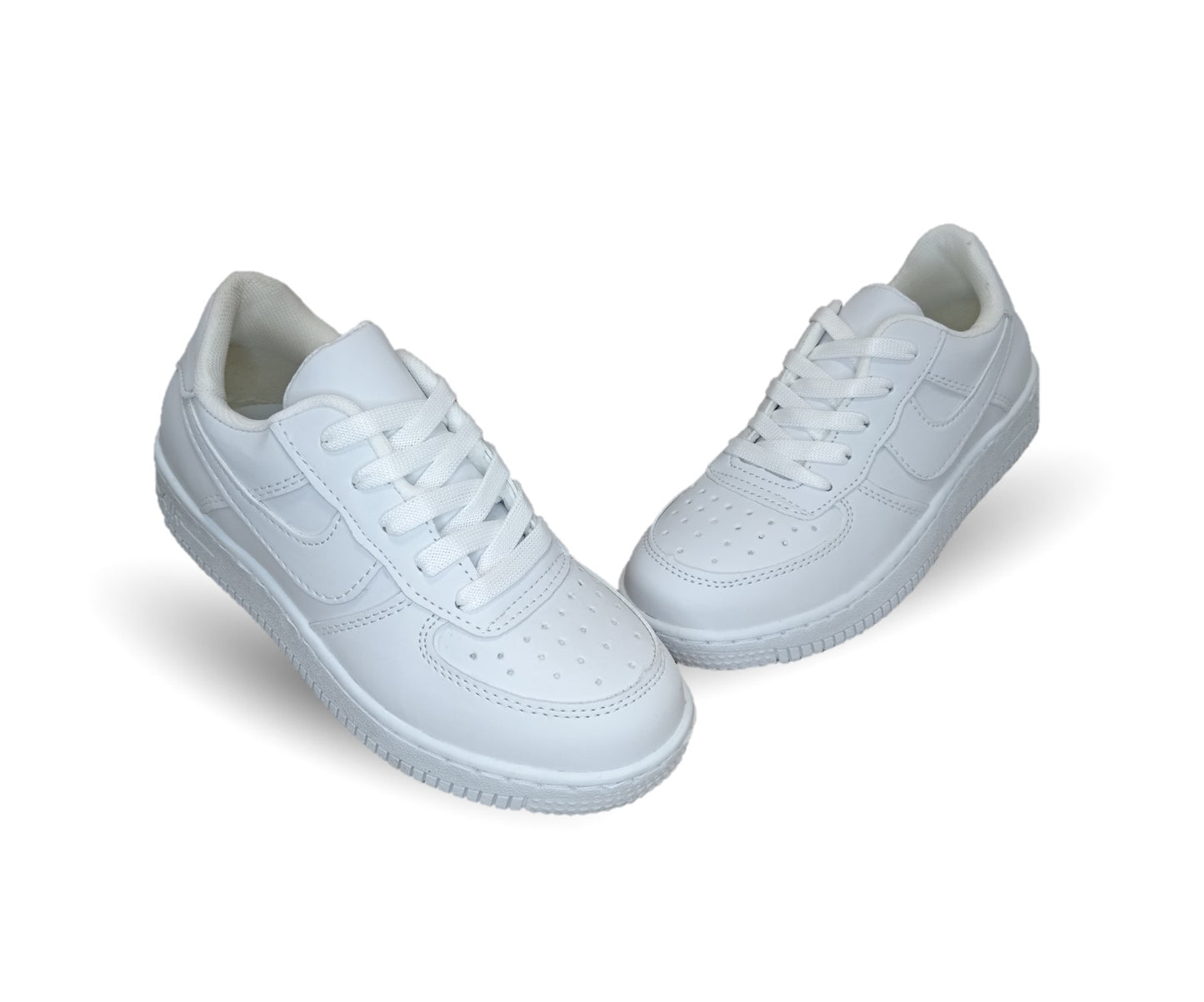 Tenis escolar y Urbano Fridays 900 Blanco/Blanco Unisex para niño y niña