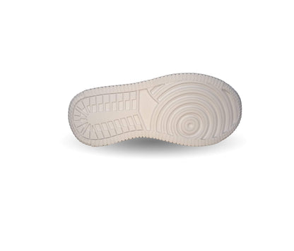 Tenis Urbano tipo Bota con agujetas Fridays 950 Blanco/Rosa para niña