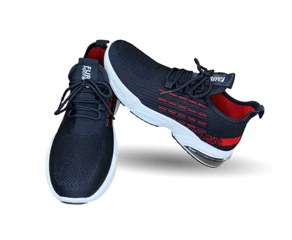 Tenis Deportivo Furor 19965 Negro/Rojo para hombre