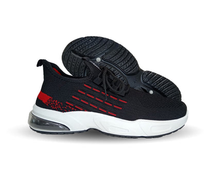 Tenis Deportivo Furor 19965 Negro/Rojo para hombre