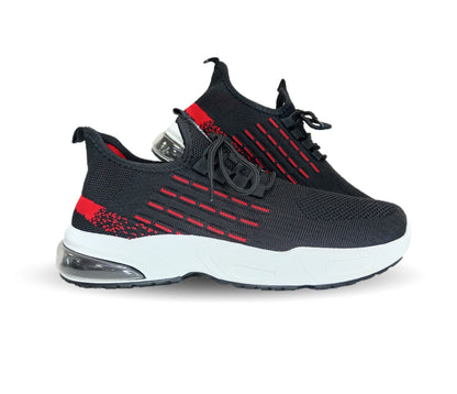 Tenis Deportivo Furor 19965 Negro/Rojo para hombre