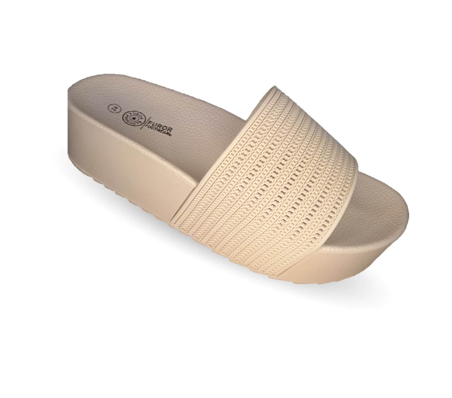 Sandalias Furor 24040 Beige para mujer