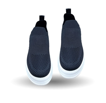 Tenis Urbano de moda con plataforma Furor 25004 Negro para mujer