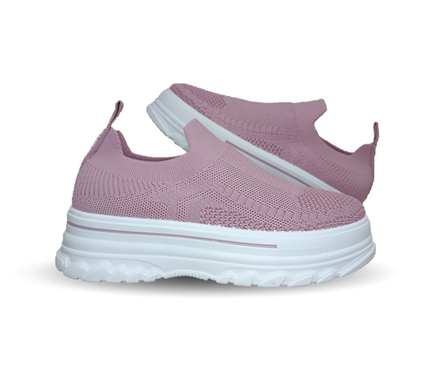 Tenis Urbano de moda con plataforma Furor 25006 Rosa para mujer