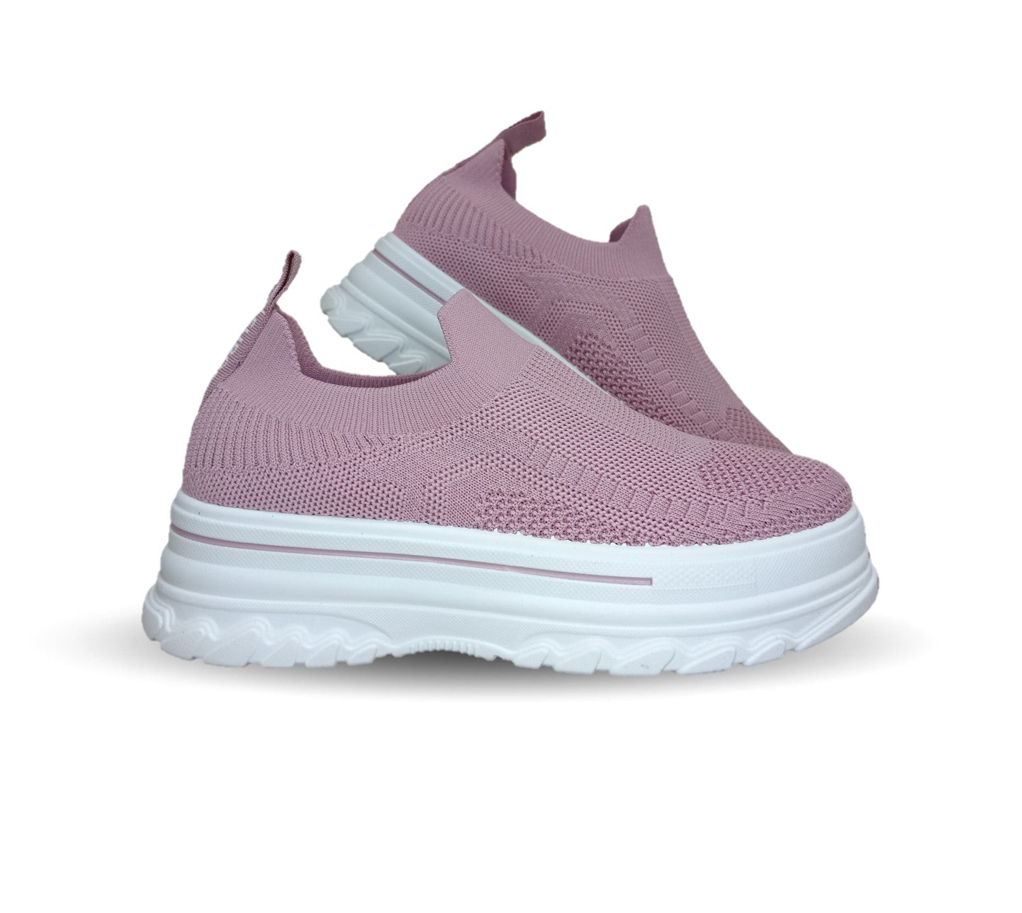 Tenis Urbano de moda con plataforma Furor 25006 Rosa para mujer
