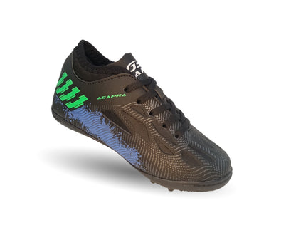 Tenis de Futbol con multitacos Gapra 13 Negro/Rey Unisex para niño y niña