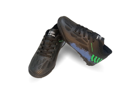 Tenis de Futbol con multitacos Gapra 13 Negro/Rey Unisex para niño y niña