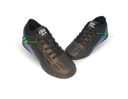 Tenis de Futbol con multitacos Gapra 13 Negro/Rey Unisex para niño y niña