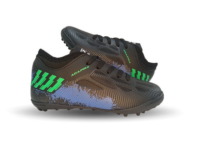 Tenis de Futbol con multitacos Gapra 13 Negro/Rey Unisex para niño y niña