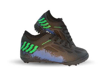 Tenis de Futbol con multitacos Gapra 13 Negro/Rey Unisex para niño y niña