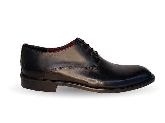 Zapatos de Vestir de piel con suela de cuero Gardel 101 Negro para hombre