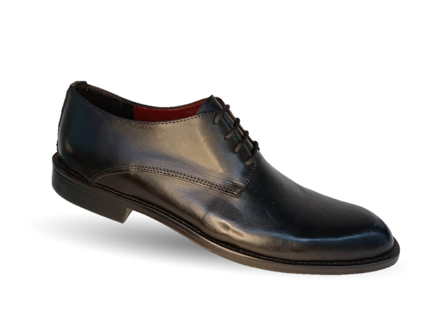 Zapatos de Vestir de piel con suela de cuero Gardel 101 Negro para hombre