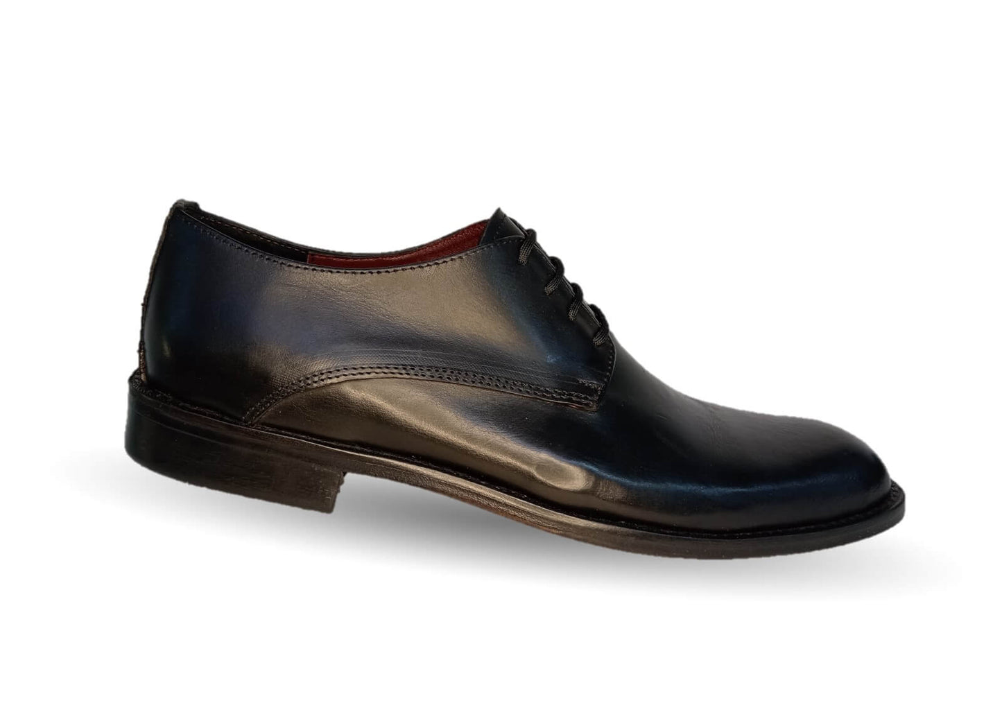 Zapatos de Vestir de piel con suela de cuero Gardel 101 Negro para hombre