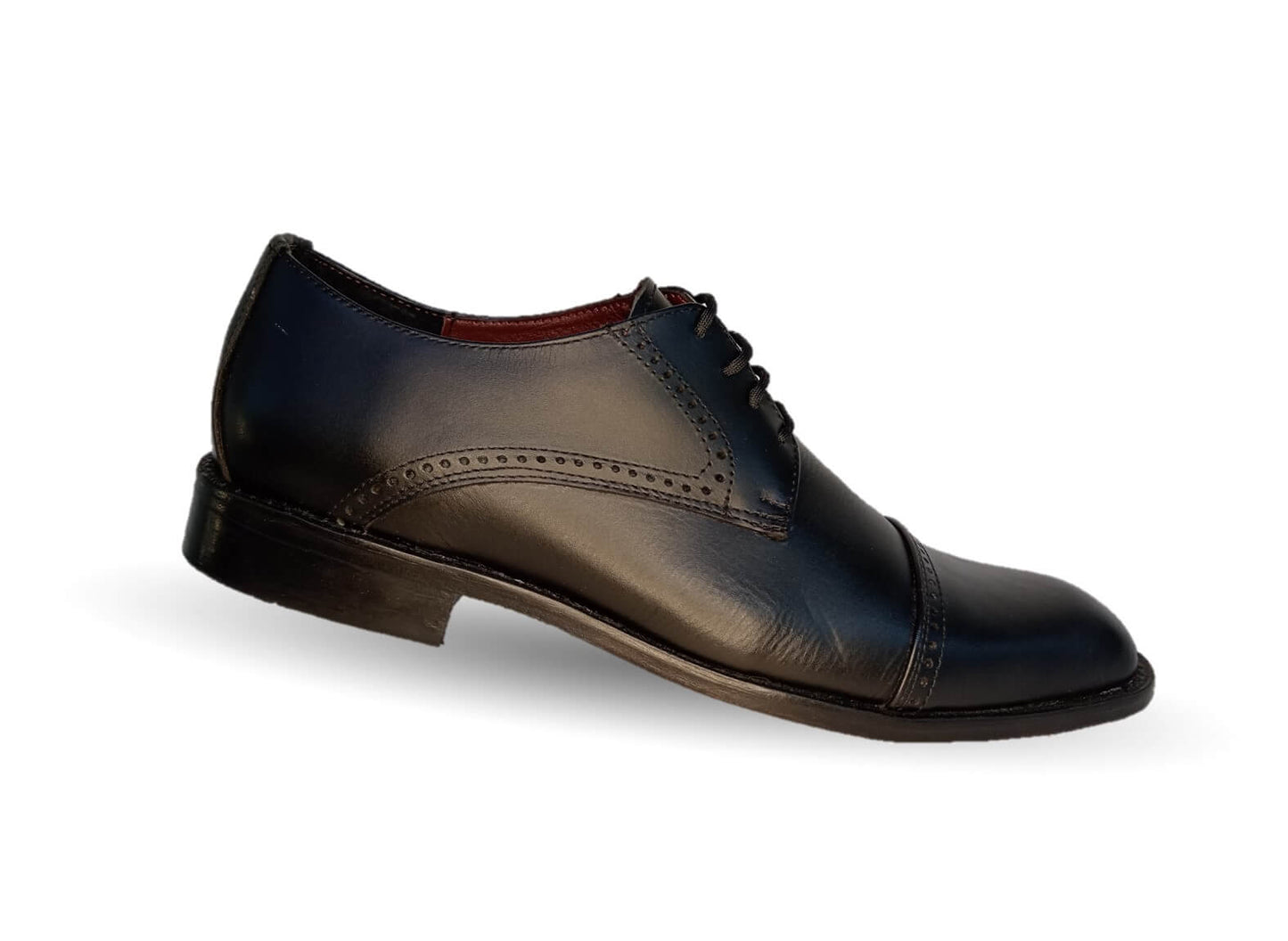 Zapatos de Vestir de piel con suela de cuero Gardel 102 Negro para hombre