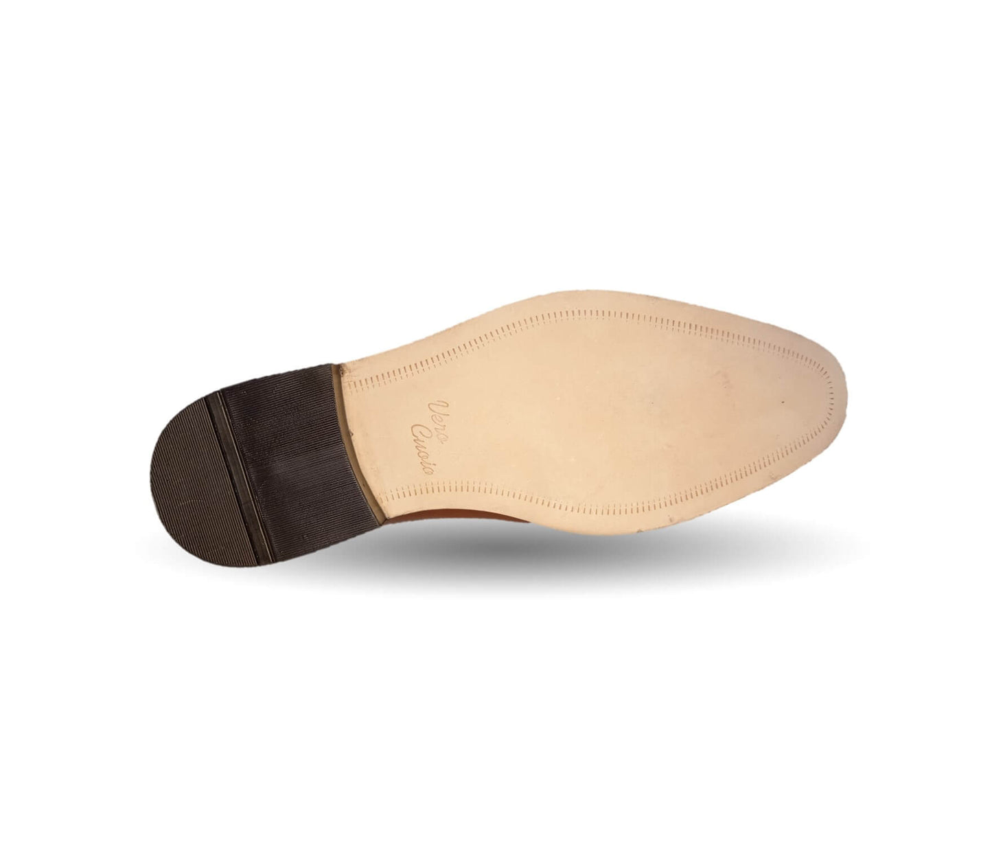 Zapatos de Vestir de piel con suela de cuero Gardel 103 Cogñac para hombre