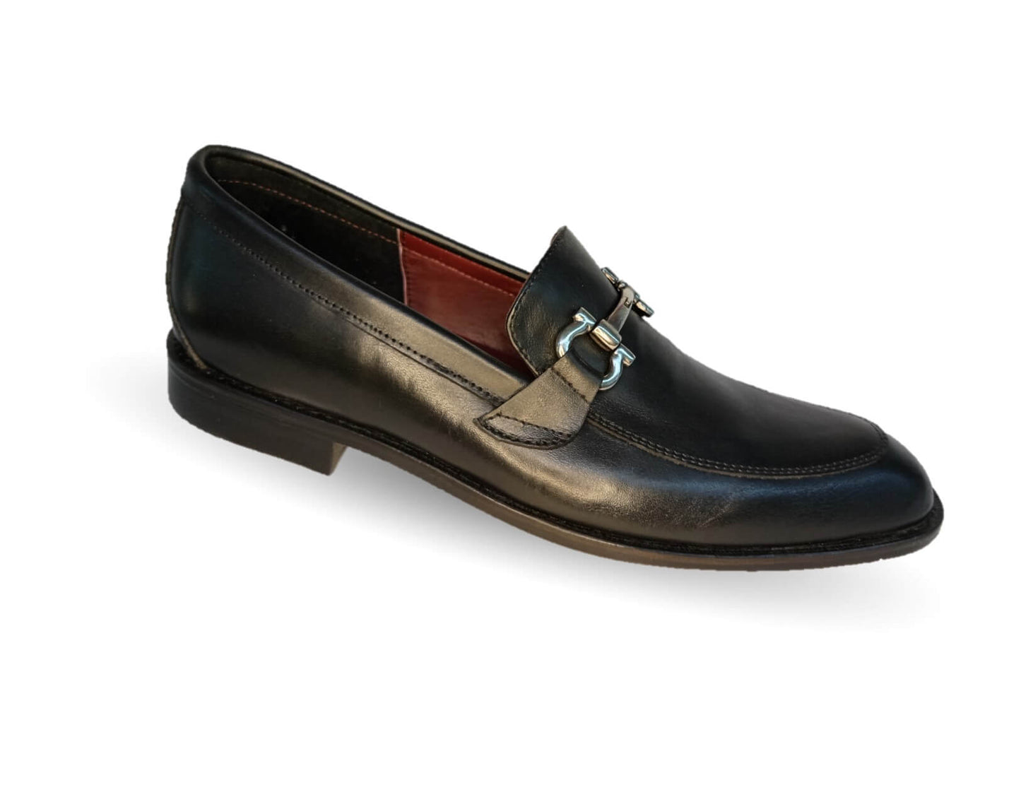 Zapatos de Vestir de piel con suela de cuero Gardel 106 Negro para hombre