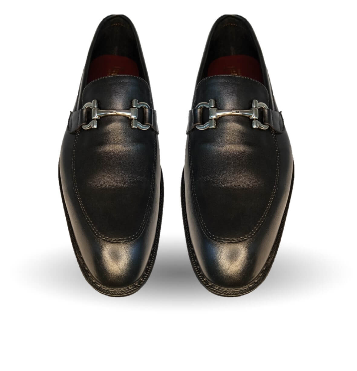 Zapatos de Vestir de piel con suela de cuero Gardel 106 Negro para hombre