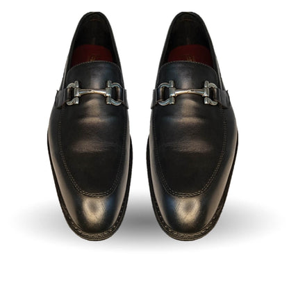 Zapatos de Vestir de piel con suela de cuero Gardel 106 Negro para hombre