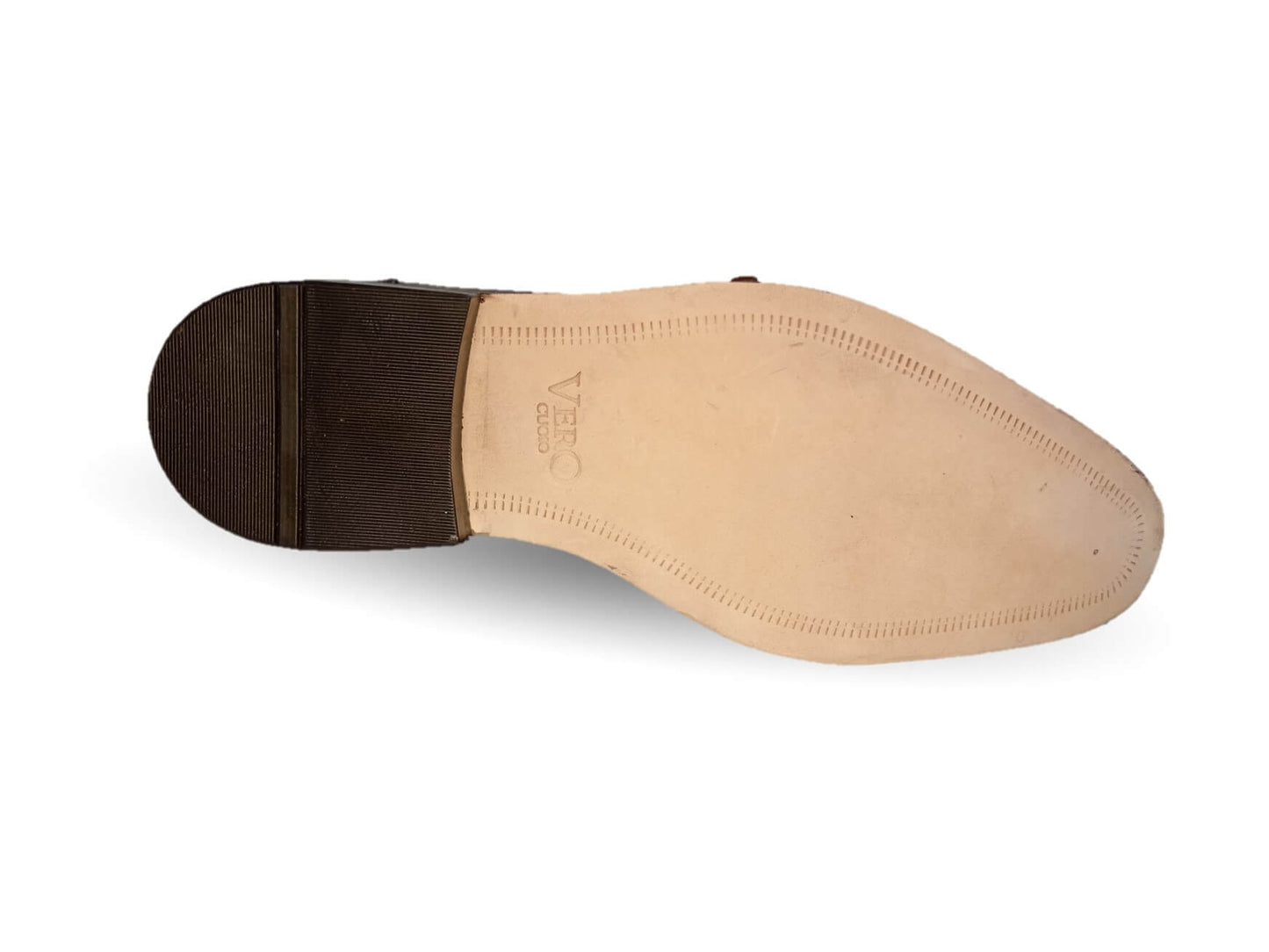 Zapatos de Vestir de piel con suela de cuero Gardel 107 Cogñac para hombre