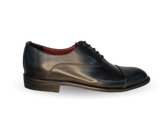 Zapatos de Vestir de piel con suela de cuero Gardel 108 Negro para hombre