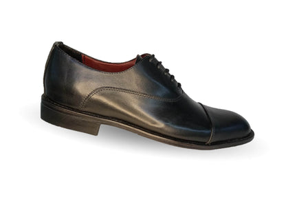 Zapatos de Vestir de piel con suela de cuero Gardel 108 Negro para hombre
