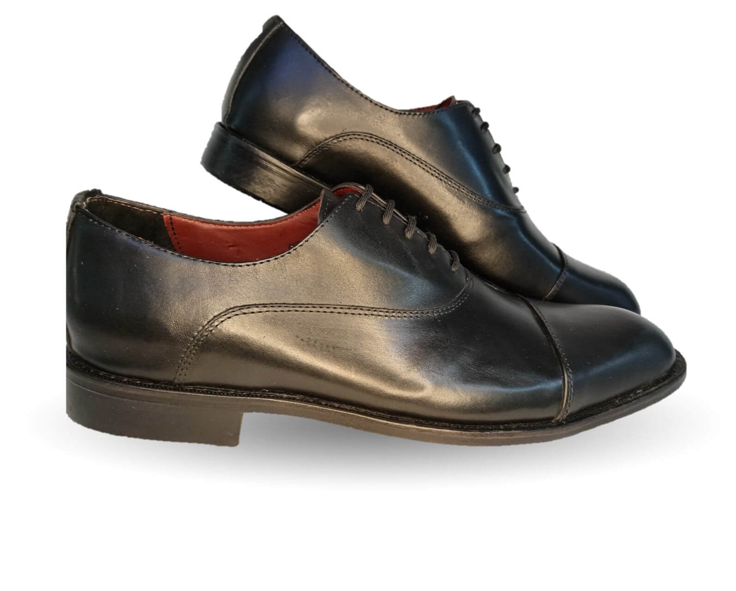 Zapatos de Vestir de piel con suela de cuero Gardel 108 Negro para hombre