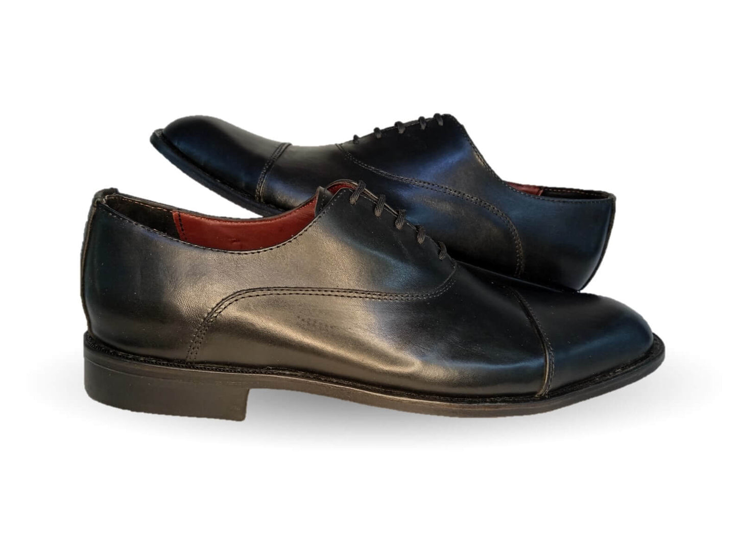 Zapatos de Vestir de piel con suela de cuero Gardel 108 Negro para hombre