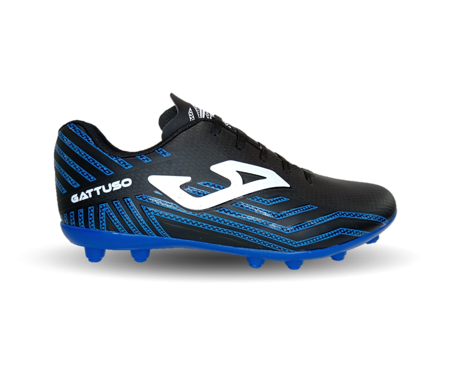 Tenis de Futbol con tachones para césped Gattuso 200  Negro/Azul para hombre