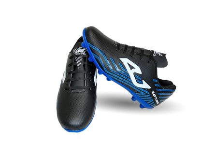 Tenis de Futbol con tachones para césped Gattuso 200  Negro/Azul para hombre