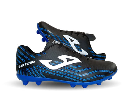 Tenis de Futbol con tachones para césped Gattuso 200  Negro/Azul para hombre