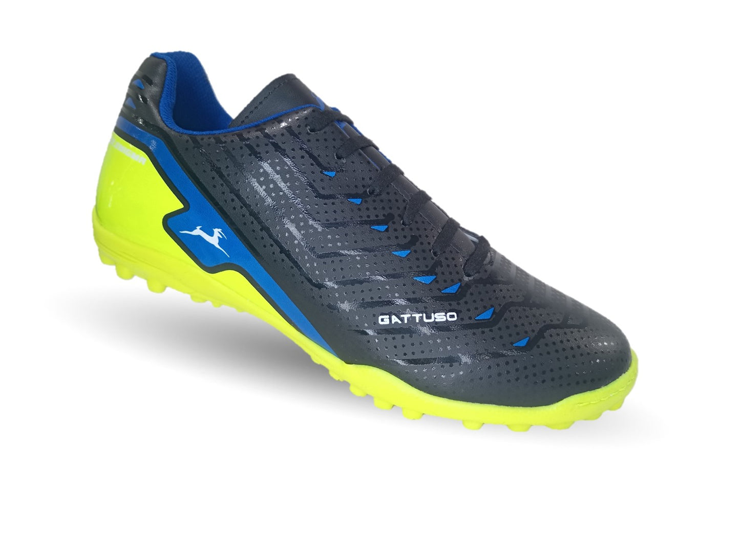 Tenis de Futbol con multitacos Gattuso 222 Negro/Amarillo para hombre