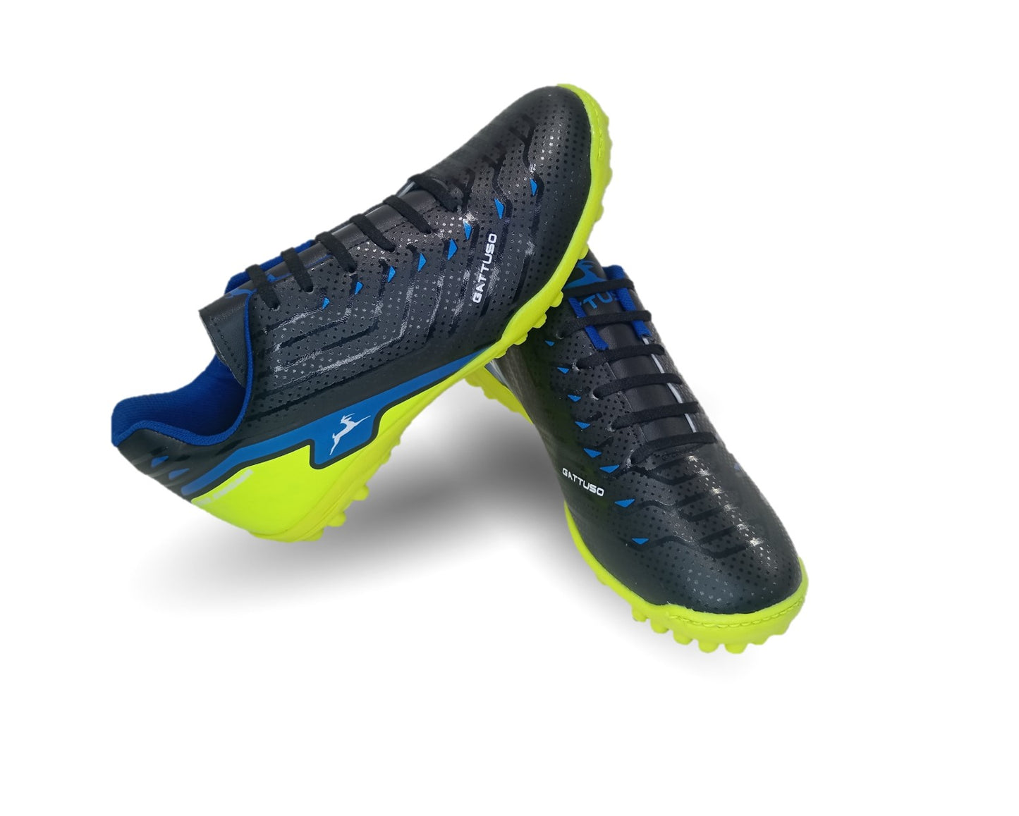 Tenis de Futbol con multitacos Gattuso 222 Negro/Amarillo para hombre