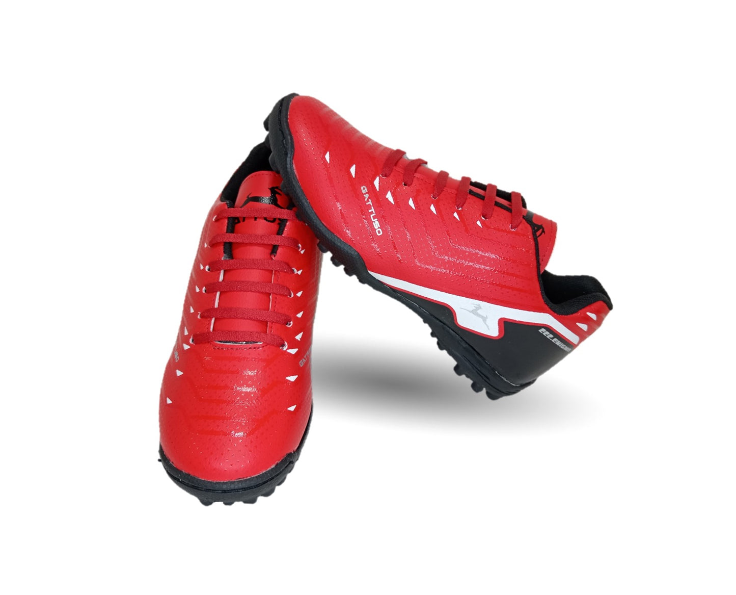 Tenis de Futbol con multitacos Gattuso 222 Rojo/Negro Unisex para hombre y mujer