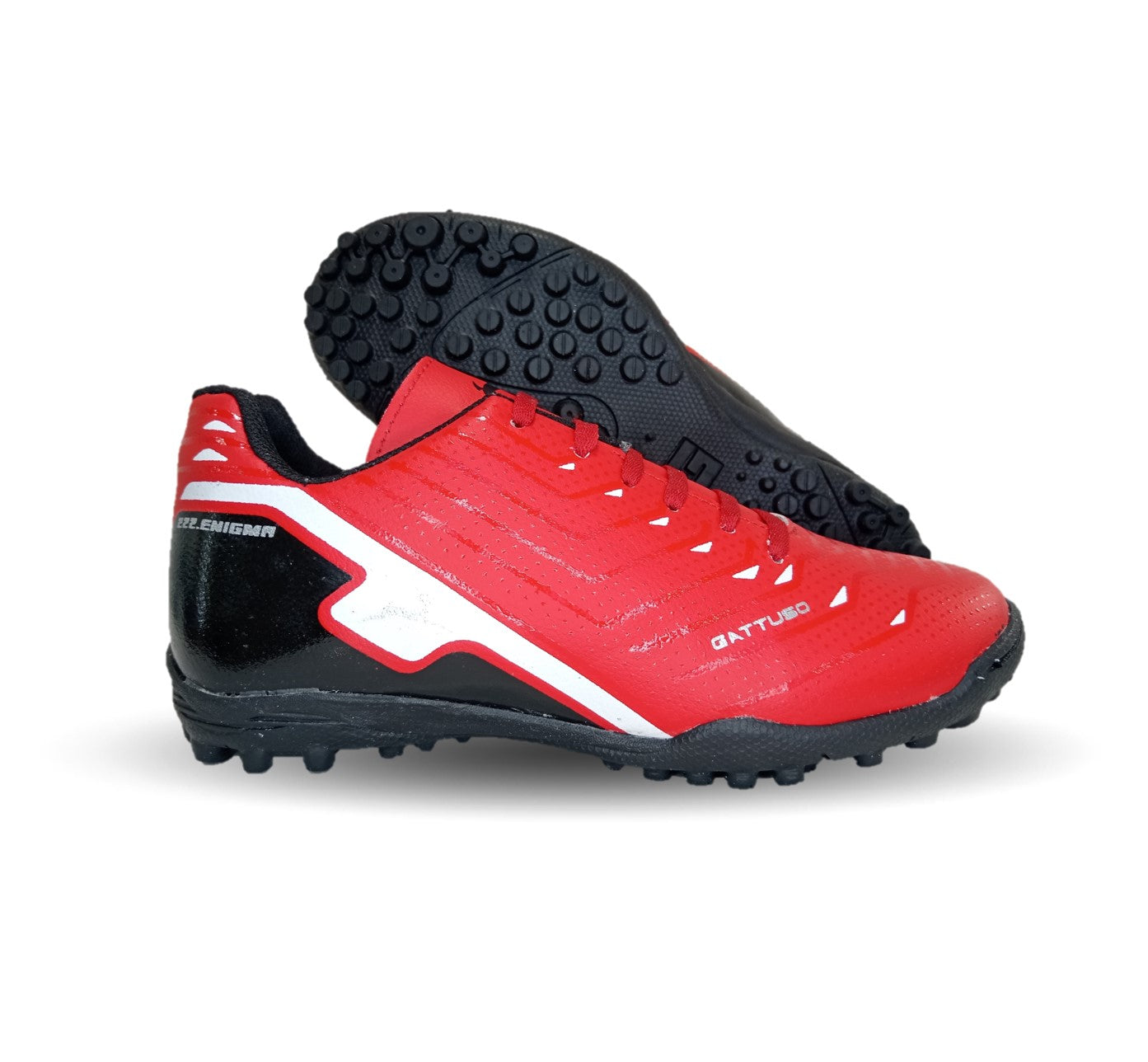 Tenis de Futbol con multitacos Gattuso 222 Rojo/Negro Unisex para hombre y mujer