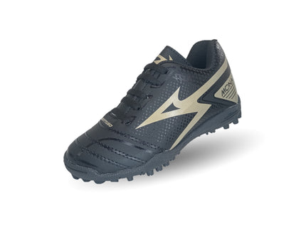 Tenis de Futbol con multitacos Gattuso 227 Negro/Oro Unisex para niño y niña