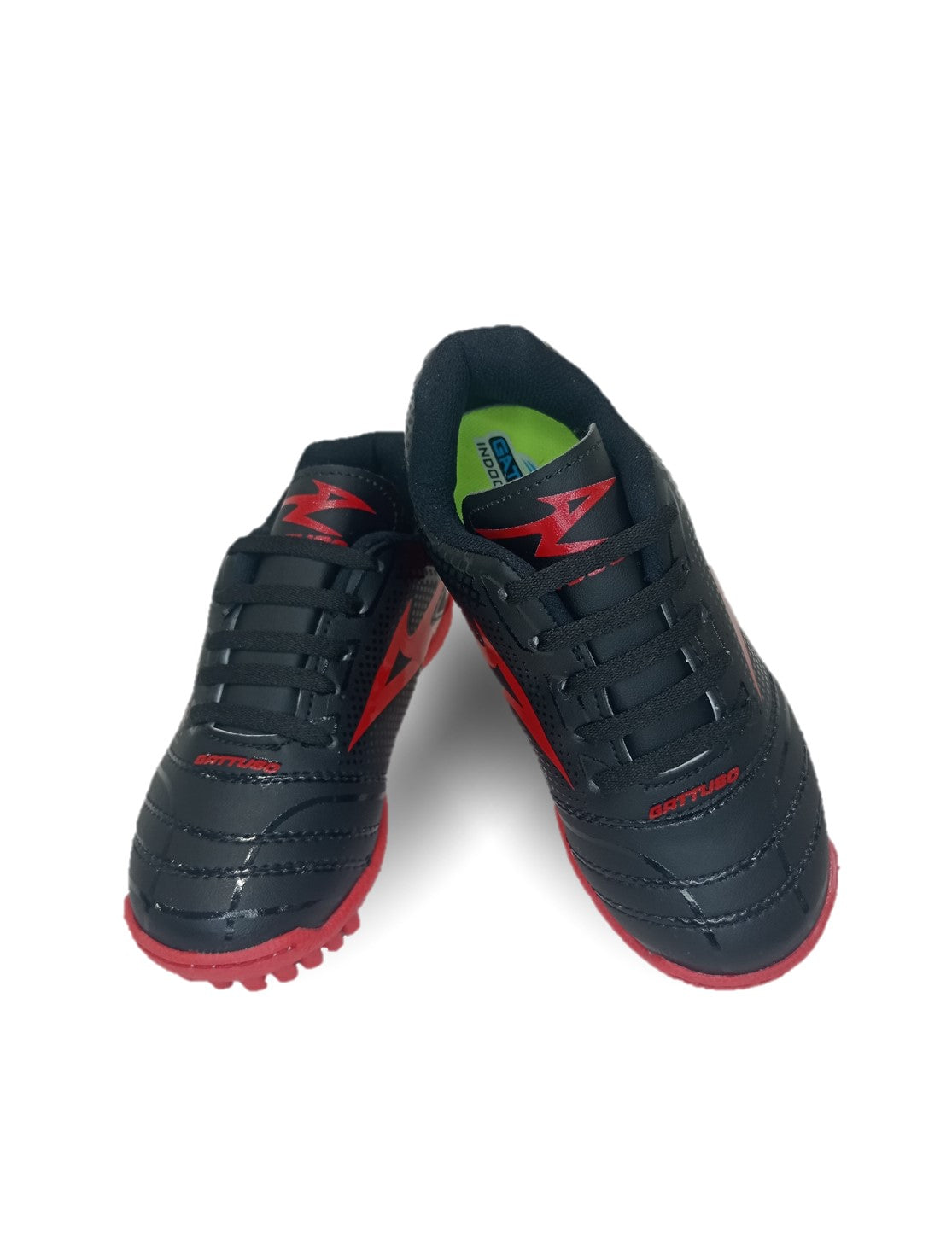 Tenis de Futbol con multitacos Gattuso 227 Negro/Rojo Unisex para niño y niña