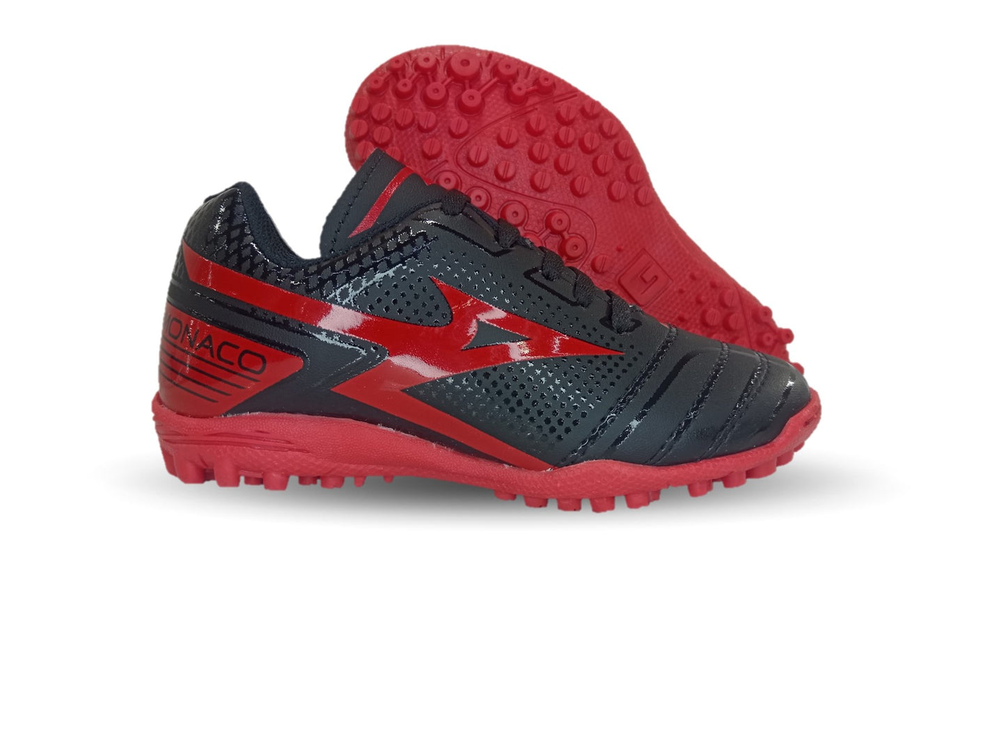 Tenis de Futbol con multitacos Gattuso 227 Negro/Rojo Unisex para niño y niña