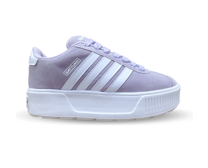 Tenis Urbano con plataforma Gattuso 303 Lila/Blanco para mujer
