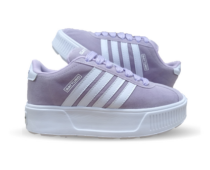 Tenis Urbano con plataforma Gattuso 303 Lila/Blanco para mujer