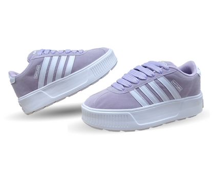 Tenis Urbano con plataforma Gattuso 303 Lila/Blanco para mujer