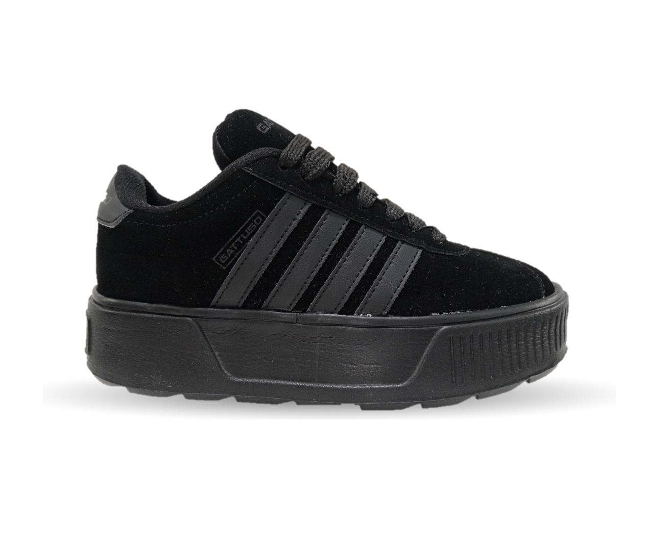 Tenis Urbano con plataforma Gattuso 303 Negro/Negro para mujer