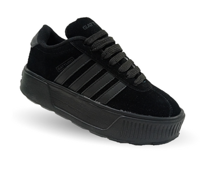 Tenis Urbano con plataforma Gattuso 303 Negro/Negro para mujer