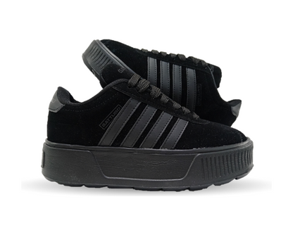 Tenis Urbano con plataforma Gattuso 303 Negro/Negro para mujer