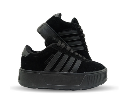 Tenis Urbano con plataforma Gattuso 303 Negro/Negro para mujer