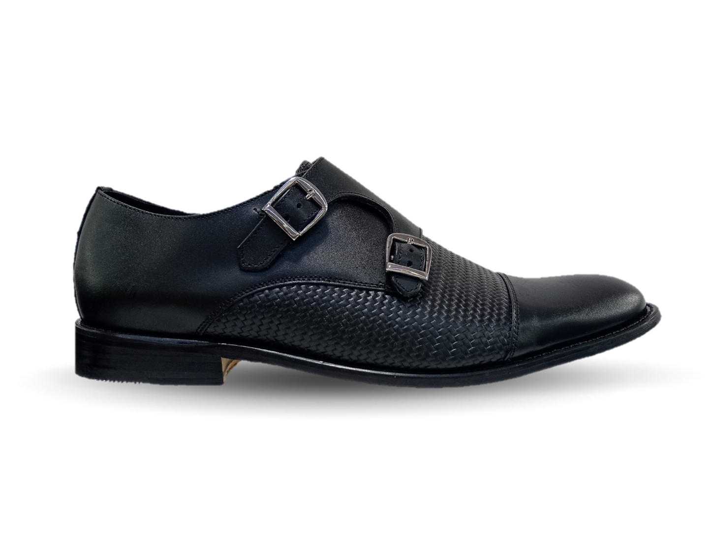 Zapatos de Vestir de piel con suela de cuero Giovani 930 Negro para hombre
